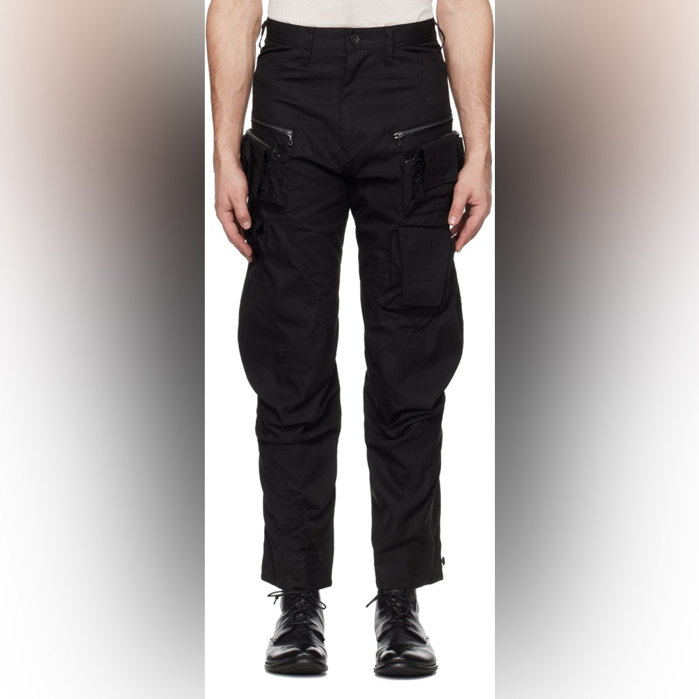 NWT - JULIUS Black Cargo Pants